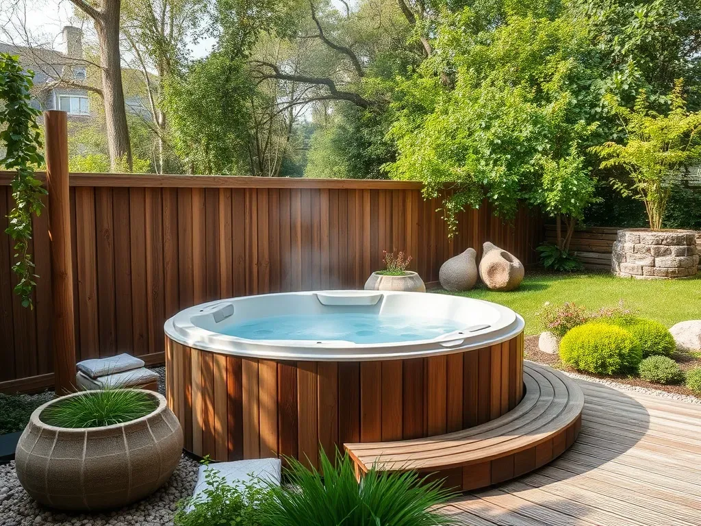 Jacuzzi ogrodowe drewniane całoroczne